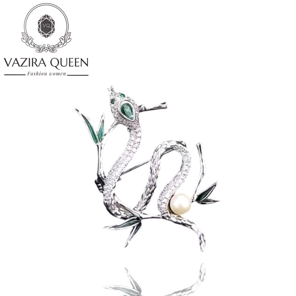 VQ Snake Brooch